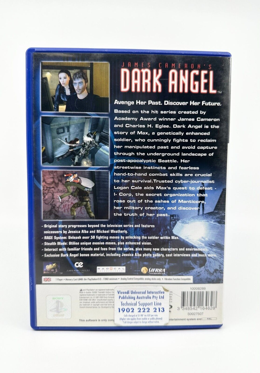 Dark Angel - Sony Playstation 2 / PS2 Game - PAL - FREE POST!