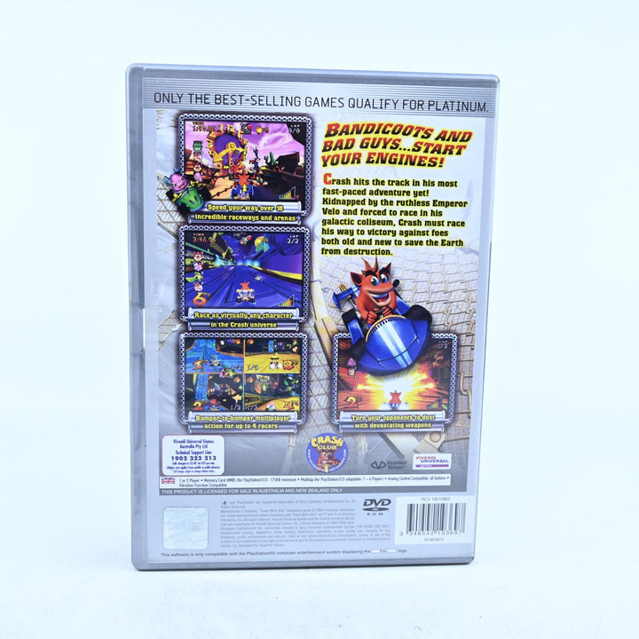 Crash Nitro Kart - Sony Playstation 2 / PS2 Game + Manual - PAL - MINT DISC!