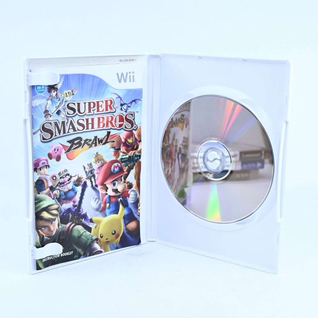 Super Smash Bros. Brawl - Nintendo Wii Game + Manual - PAL - MINT DISC!