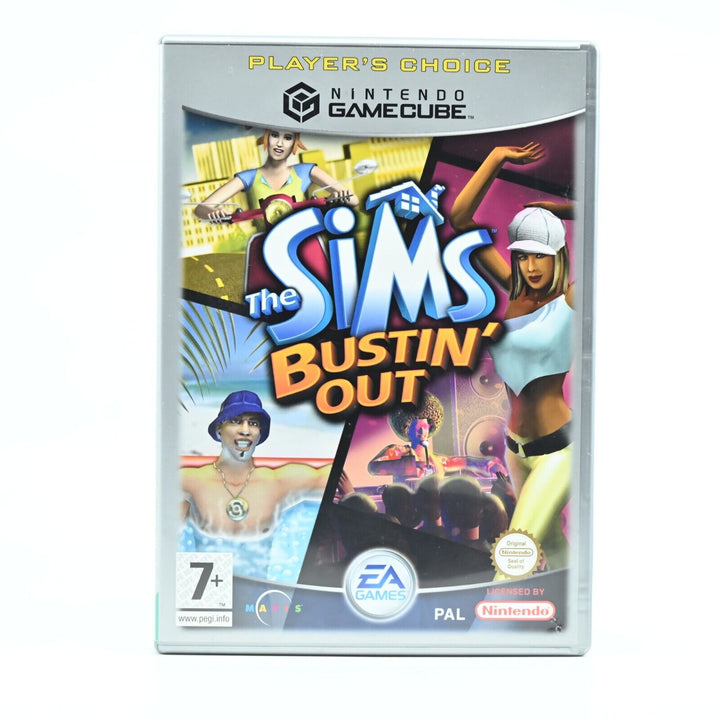 The Sims Bustin' Out - Nintendo Gamecube Game + Manual - PAL - MINT DISC!