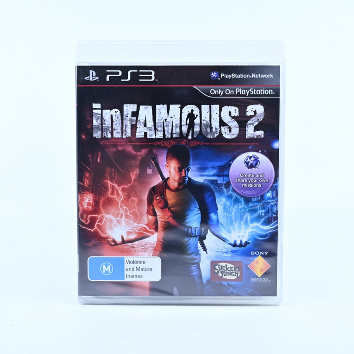 inFamous 2 - Sony Playstation 3 / PS3 Game + Manual - MINT DISC! SEALED!