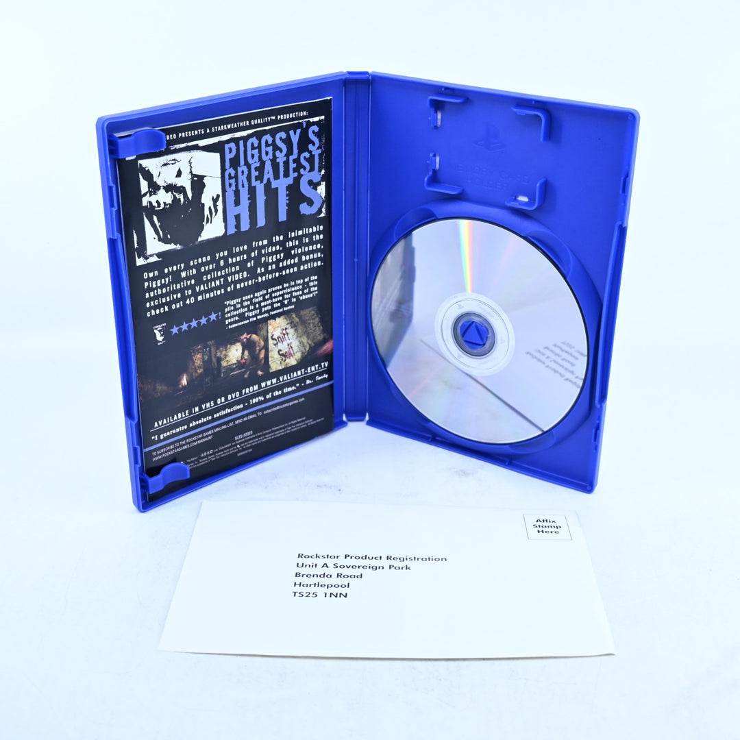 Manhunt - Sony Playstation 2 / PS2 Game + Manual - PAL - MINT DISC!