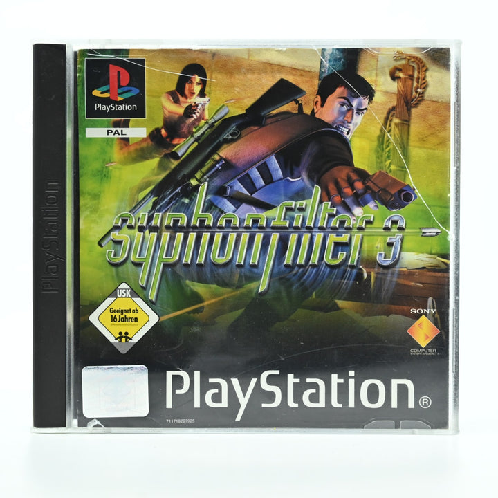 Syphonfilter 3 - No Manual - Sony Playstation 1 / PS1 Game - PAL - FREE POST!