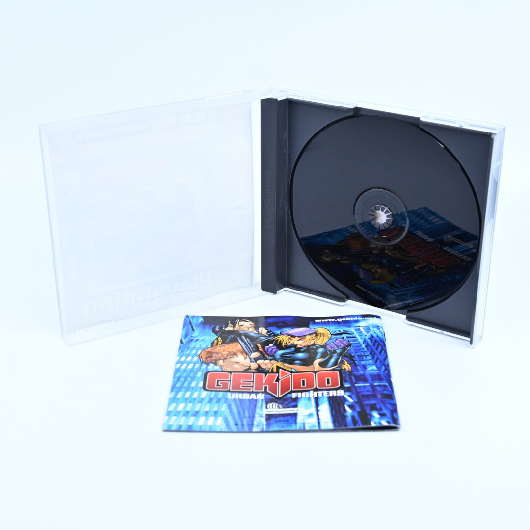 Gekido Urban Fighters - Sony Playstation 1 / PS1 Game + Manual - PAL