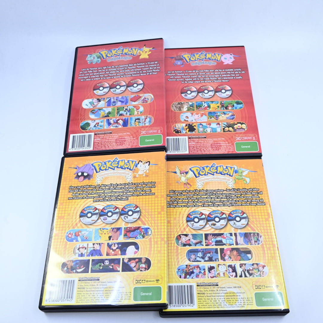 Pokemon Indigo League + Orange Islands - PAL Region 4 - Anime DVD Collection