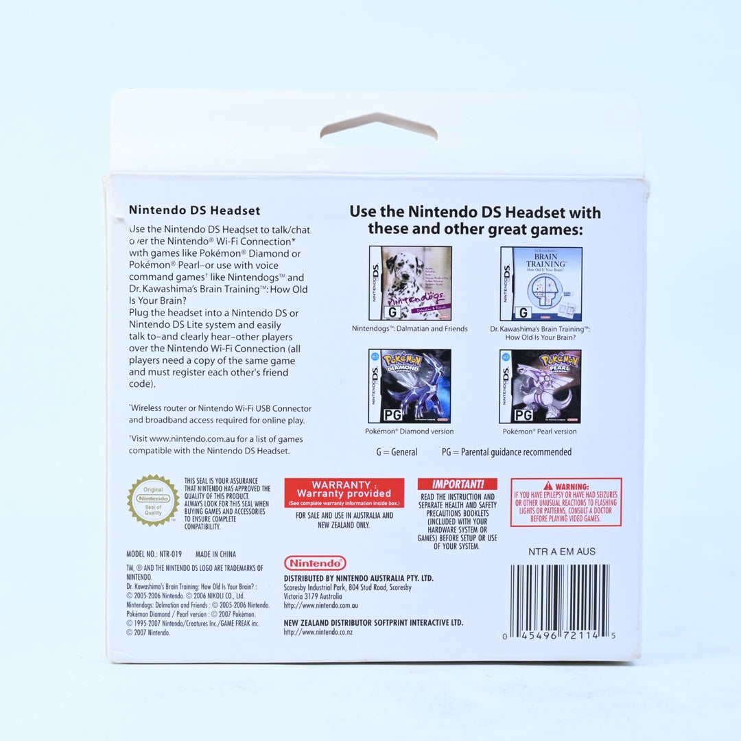 Nintendo DS Headset - NTR-019 - Aus Release - Nintendo DS Accessory