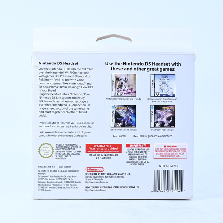 Nintendo DS Headset - NTR-019 - Aus Release - Nintendo DS Accessory