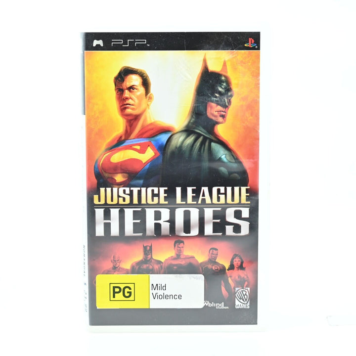 Justice League Heroes - NO MANUAL - Sony PSP Game - FREE POST!