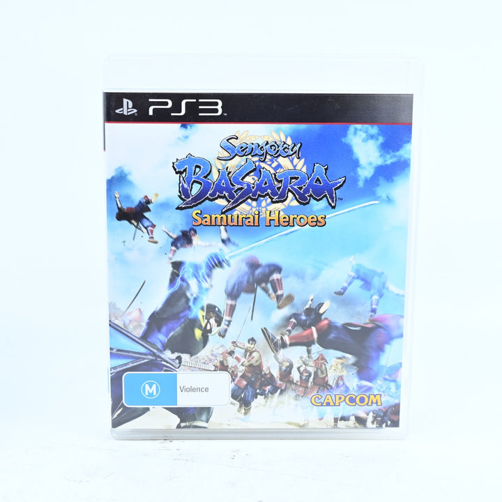 Sengoku Basara: Samurai Heroes - Sony Playstation 3 / PS3 Game + Manual