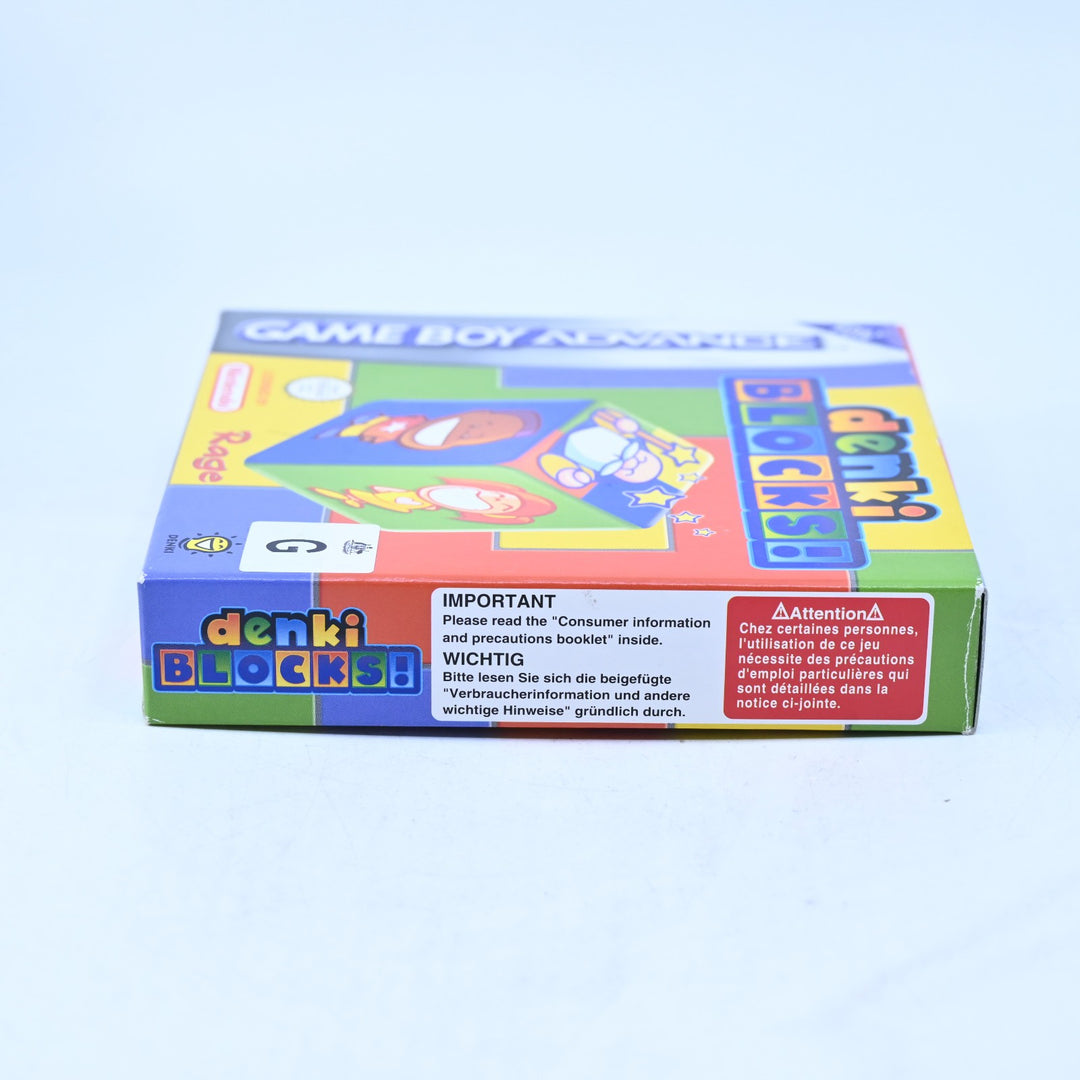 Denki Blocks! - Nintendo Gameboy Advance / GBA Boxed Game - PAL - FREE POST!