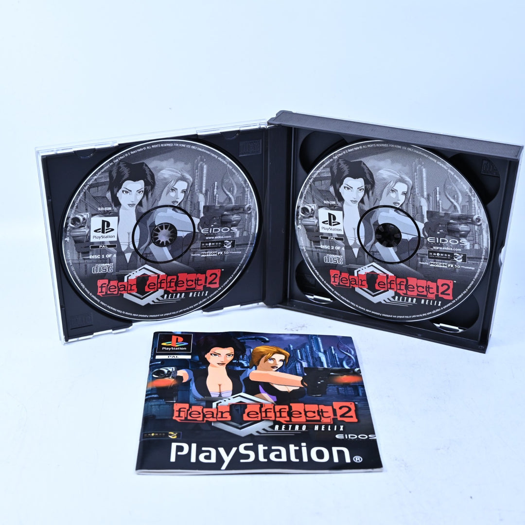 Fear Effect 2: Retro Helix - Sony Playstation 1 / PS1 Game + Manual - PAL