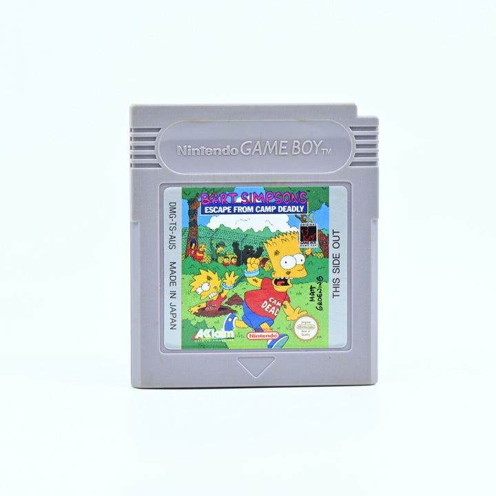 Bart Simpsons: Escape from Camp Deadly - Nintendo Gameboy Game - PAL - FREE POST