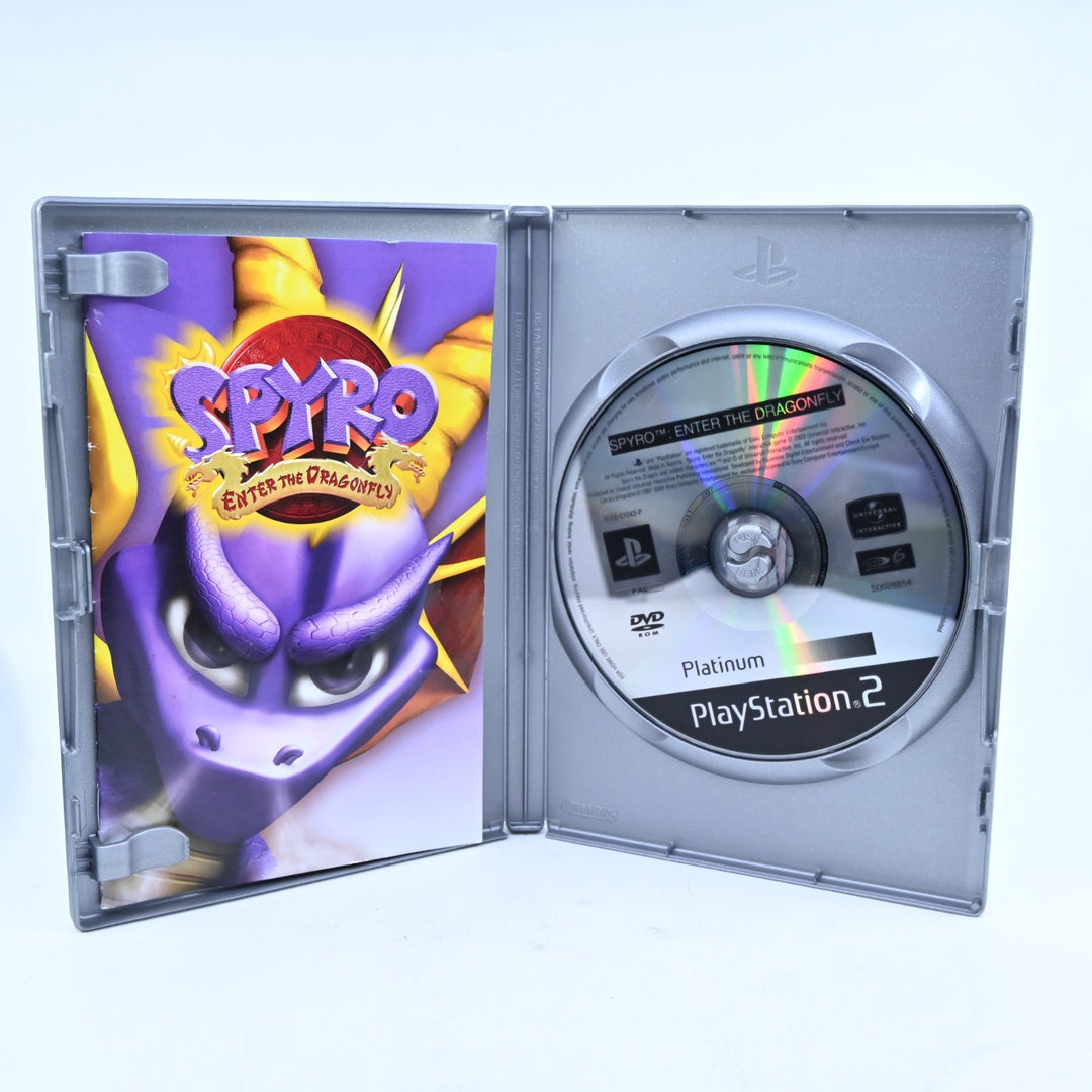 Spyro: Enter the Dragonfly - Sony Playstation 2 / PS2 Game + Manual - PAL