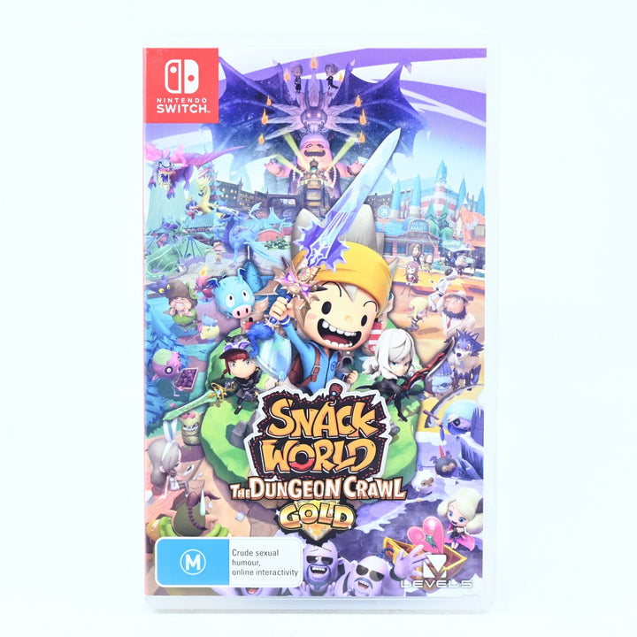 Snack World - The Dungeon Crawl Gold - Nintendo Switch Game - FREE POST!