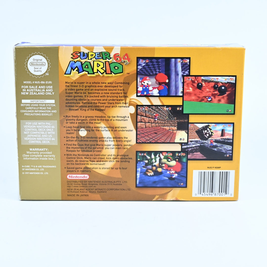 Super Mario 64 - N64 / Nintendo 64 Boxed Game - PAL - FREE POST!