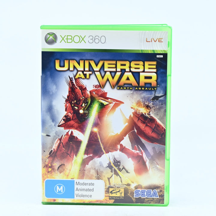 Universe at War: Earth Assault - Xbox 360 Game + Manual - PAL - MINT DISC!