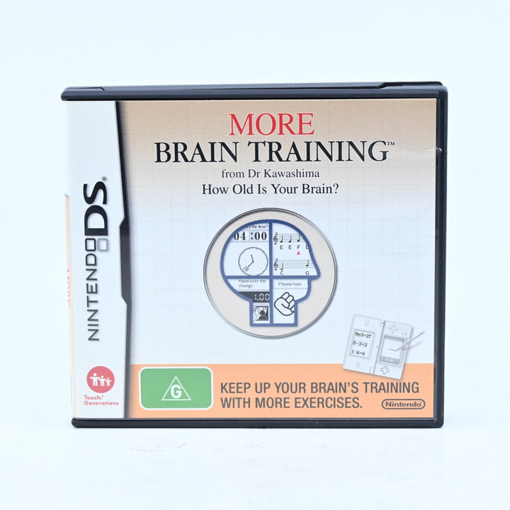 More Brain Training - Nintendo DS Game - PAL + Manual - FREE POST!