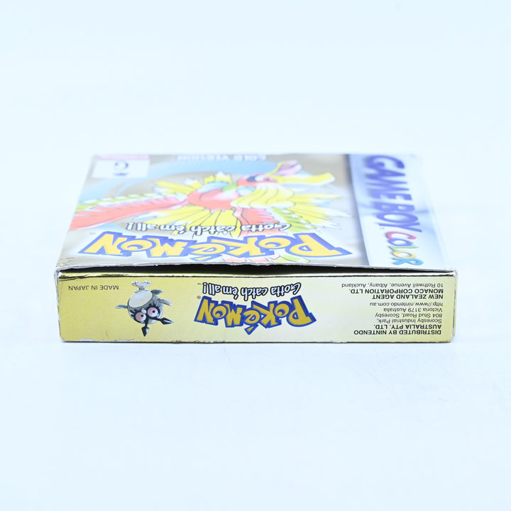 Pokemon Gold Version - Nintendo Gameboy Color Boxed Game - PAL - NEW BATTERY!
