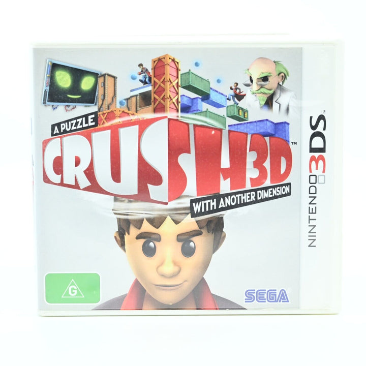 Crush 3D - Nintendo 3DS Game + Manual - PAL - FREE POST!