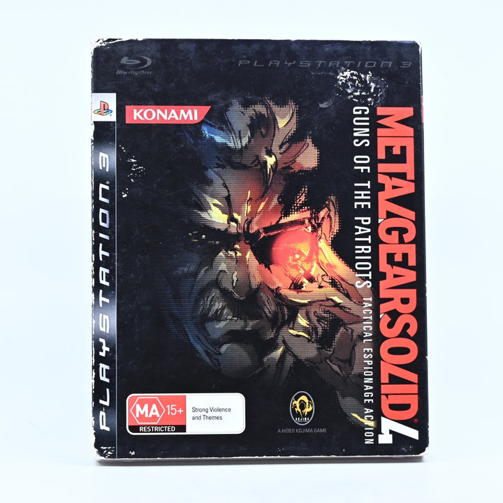 Metal Gear Solid 4: Guns of The Patriots - Sony Playstation 3 PS3 Game + Manual