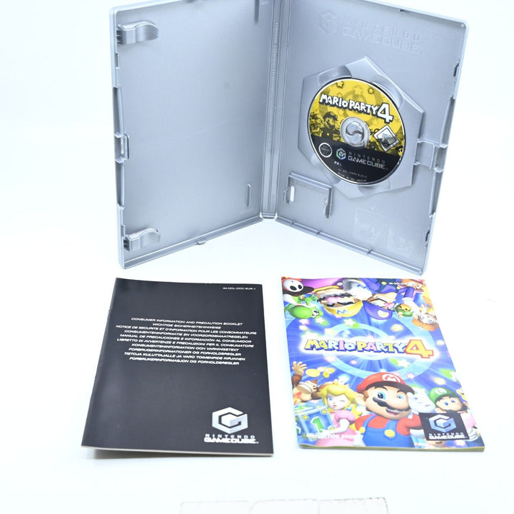 Mario Party 4 - Nintendo Gamecube Game + Manual - PAL - FREE POST!