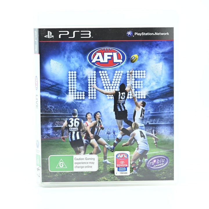 AFL: LIVE - Sony Playstation 3 / PS3 Game - FREE POST!