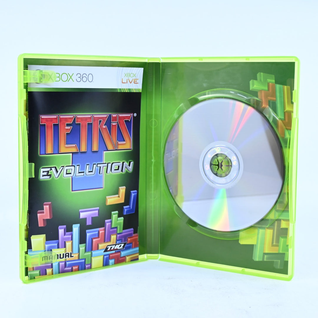 Tetris Evolution - Xbox 360 Game + Manual - PAL - MINT DISC!