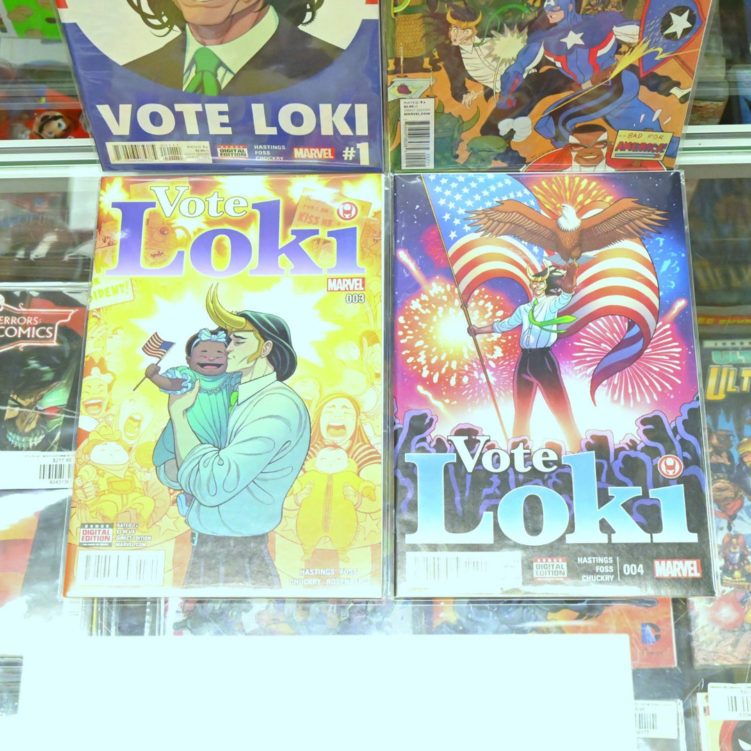 Vote Loki - Complete Set 1-4 - Hastings / Foss / Chuckry - Marvel Comics - Comic