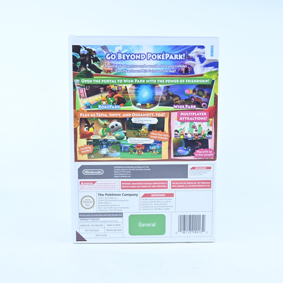 PokePark 2: Wonders Beyond - Nintendo Wii Game + Manual - PAL - MINT DISC!