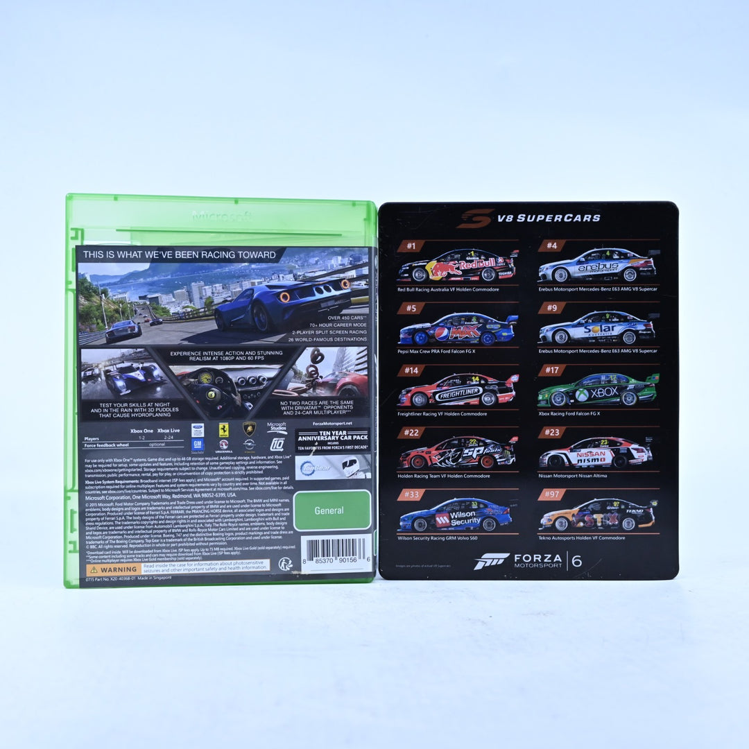 Forza Motorsport 6 - With Limited Edition Steelbook - Xbox One Game - PAL