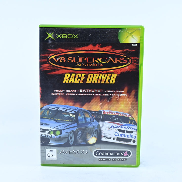 V8 Supercars Australia Race Driver - Original Xbox Game - No Manual - MINT DISC!