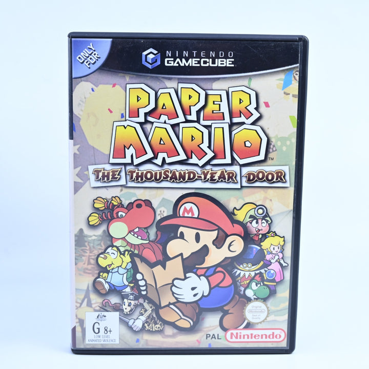 Paper Mario: The Thousand Year Door - Nintendo Gamecube Game + Manual - PAL
