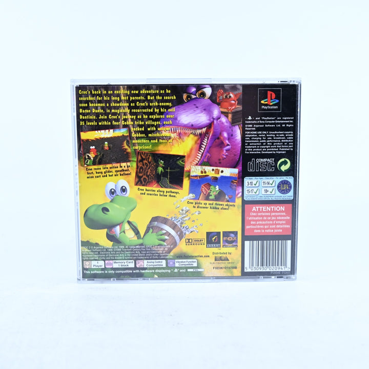 Croc 2 - Sony Playstation 1 / PS1 Game + Manual - PAL - MINT DISC!