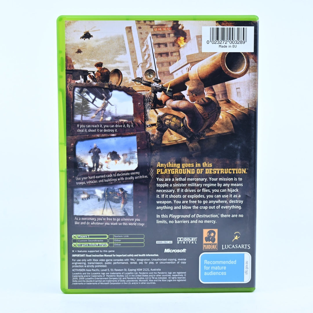 Mercenaries - Original Xbox Game + Manual - PAL - MINT DISC!
