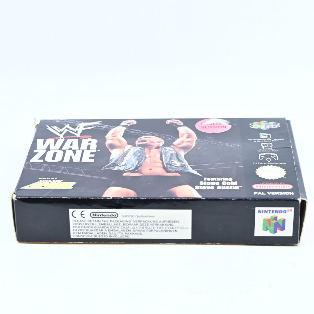 WWF War Zone - N64 / Nintendo 64 Boxed Game - PAL - FREE POST!