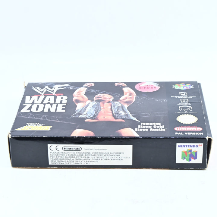 WWF War Zone - N64 / Nintendo 64 Boxed Game - PAL - FREE POST!