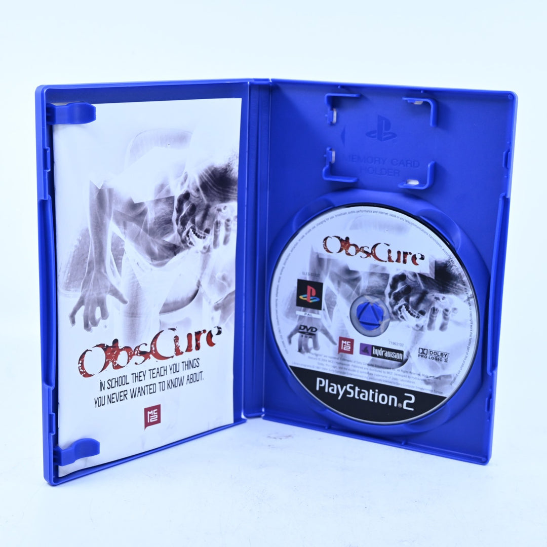 Obscure - Sony Playstation 2 / PS2 Game + Manual - PAL - MINT DISC!