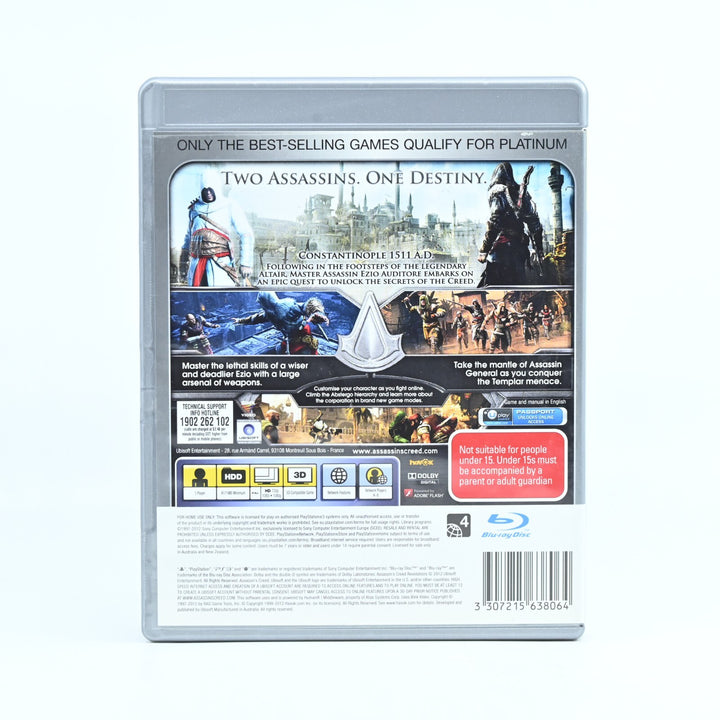 Assassin's Creed: Revelations - Sony Playstation 3 / PS3 Game + Manual