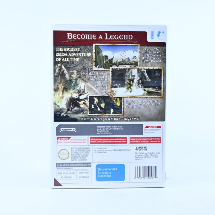 The Legend of Zelda: Twilight Princess - Nintendo Wii Game + Manual - PAL