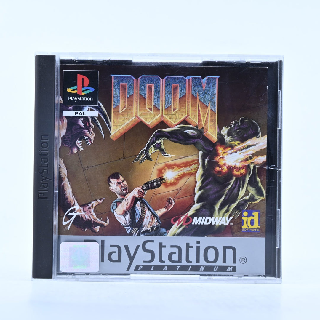 Doom - Sony Playstation 1 / PS1 Game + Manual - PAL