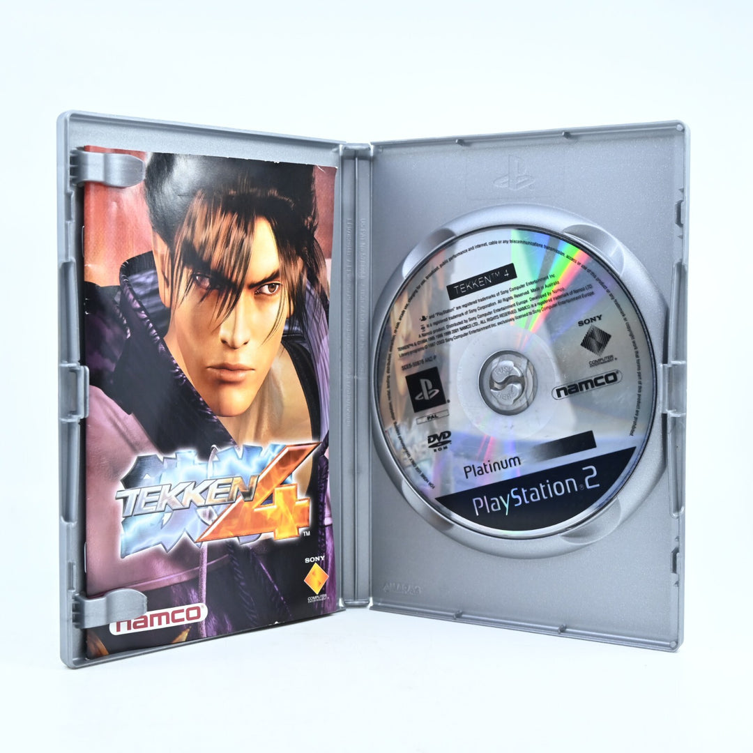 Tekken 4 - Sony Playstation 2 / PS2 Game + Manual - PAL - NEAR MINT DISC!