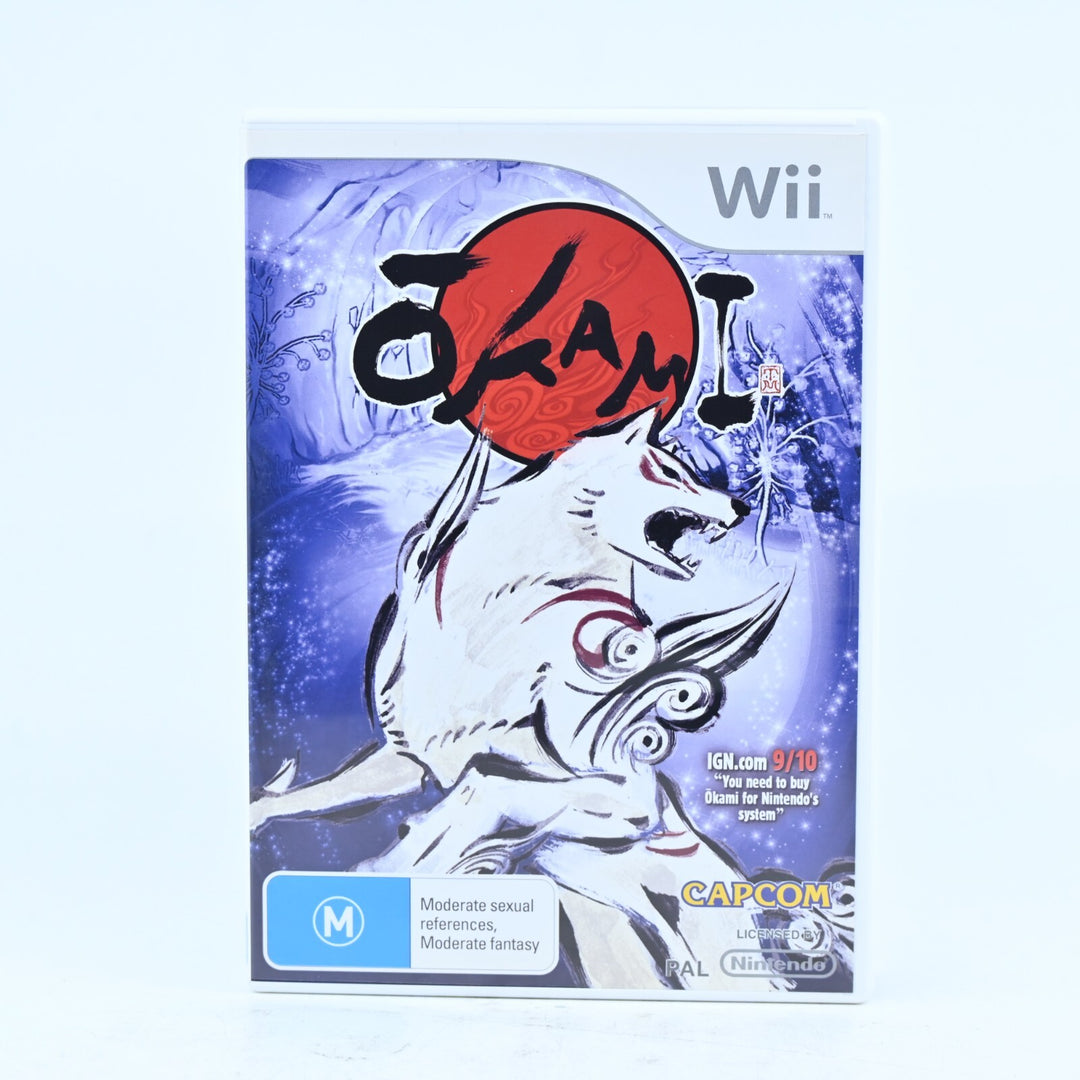 Okami - Nintendo Wii Game + Manual - PAL - MINT DISC!