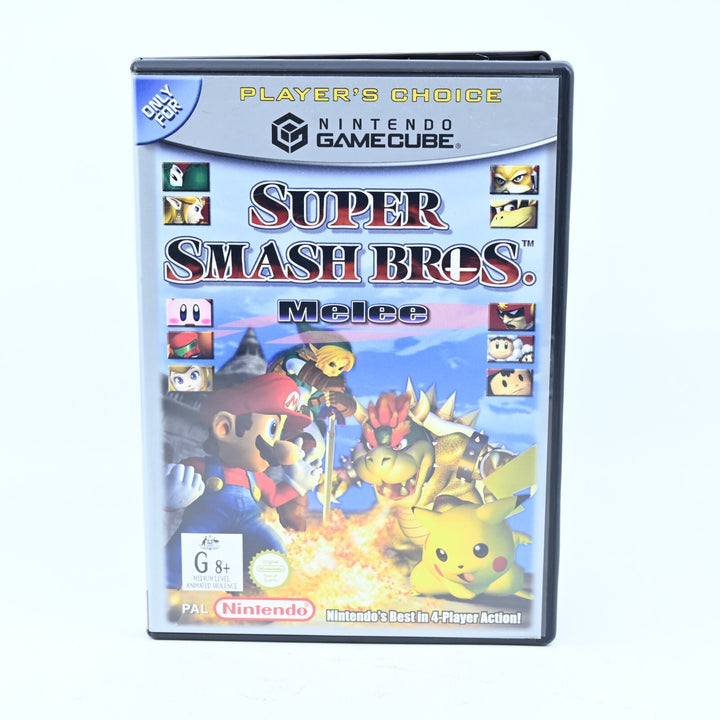 Super Smash Bros. Melee - Nintendo Gamecube Game - No Manual - PAL - FREE POST!