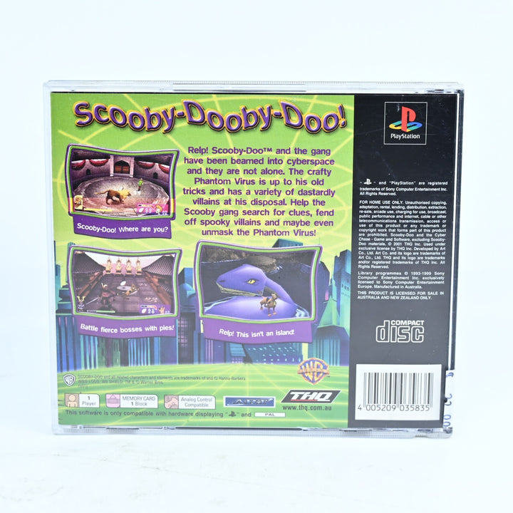Scooby-Doo and the Cyber Chase - Sony Playstation 1 / PS1 Game + Manual - PAL