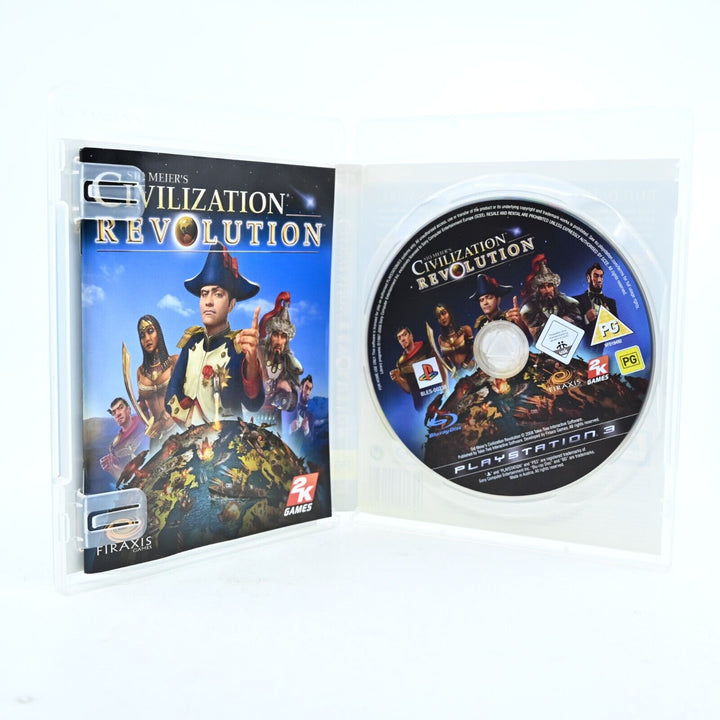 Sid Meier's Civilization Revolution - Sony Playstation 3 / PS3 Game + Manual +