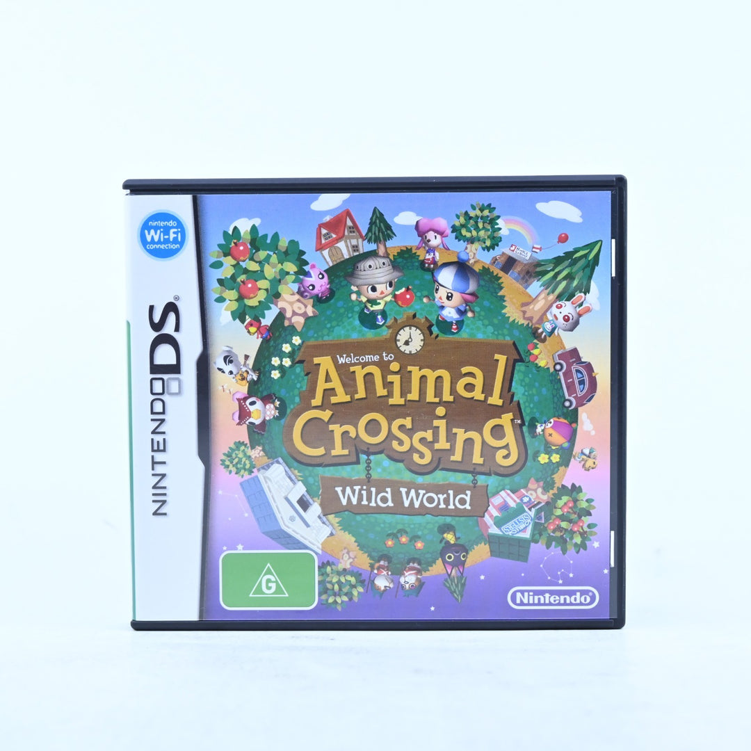 Animal Crossing Wild World  - Nintendo DS Game - PAL - No Manual - FREE POST!