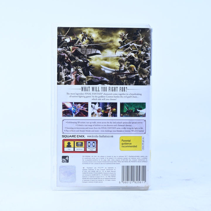 Dissidia Final Fantasy - Sony PSP Game + Manual - FREE POST!