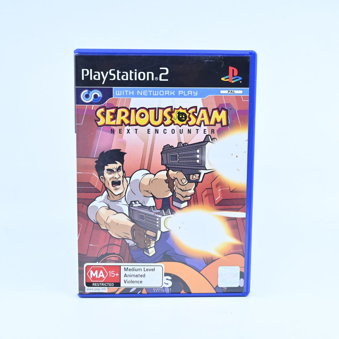 Serious Sam: Next Encounter - Sony Playstation 2 Game + Manual - MINT DISC!