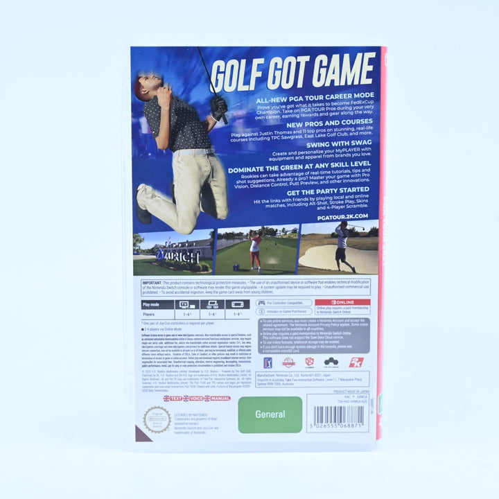 PGA Tour 2k21 - Nintendo Switch Game - FREE POST!
