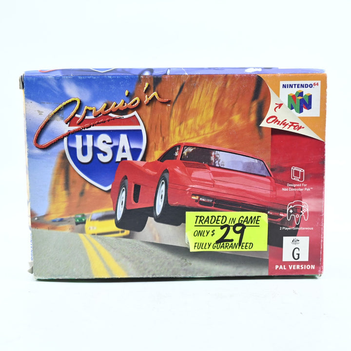 Cruis'n USA - N64 / Nintendo 64 Boxed Game - PAL